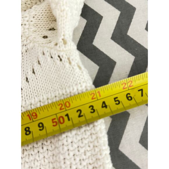 Torrid Ivory Open Knit Cardigan Sweater Women’s Size 1 XL - Picture 5 of 7